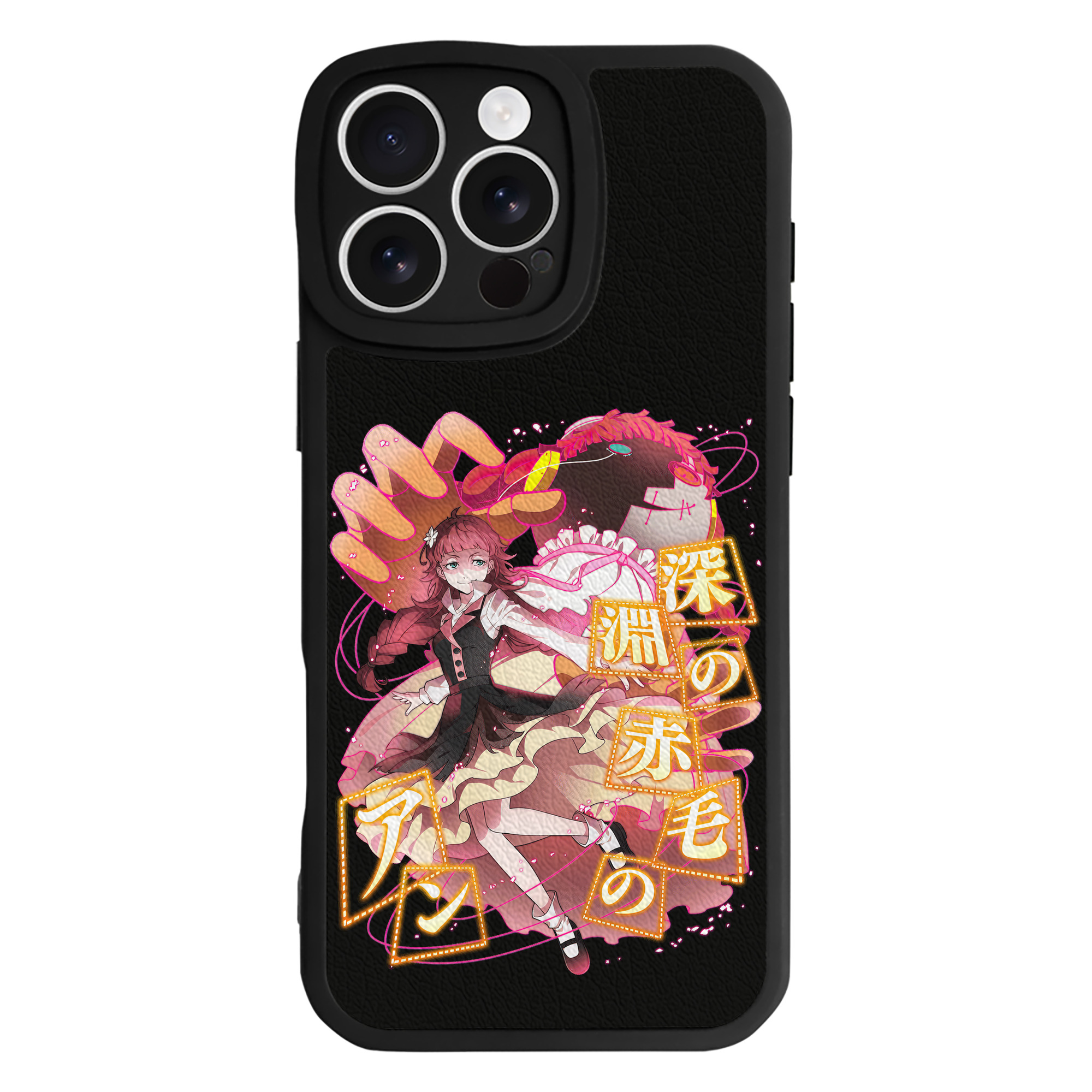 （画像用） 文豪ストレイドッグス Bungo Stray Dogs 【iPhone 16シリーズ対応】シリコンスマホケース（レザー調） 材質：シリコン